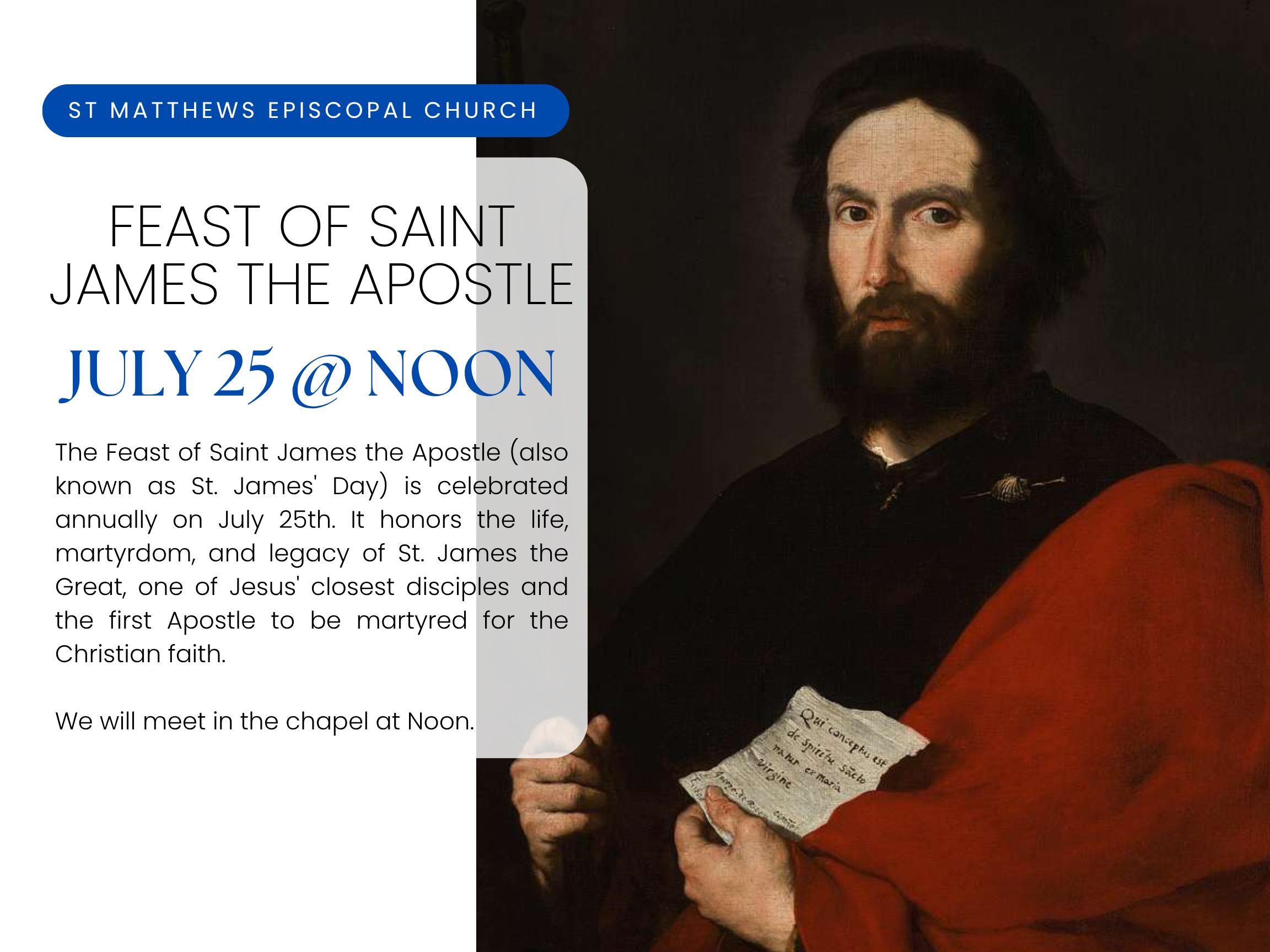 Painting of Saint James the Apostle